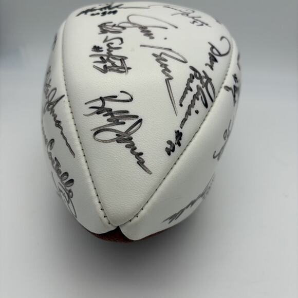 1999 Cleveland Browns Signed NFL Wilson Football w/ Jim Brown, Ozzie Newsome - Picture 8 of 11